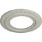Ekena Millwork Claremont Ceiling Medallion (Fits Canopies up to 7"), 10 5/8"OD x 5 3/4"ID x 1/2"P, Pot of Cream CM10CLPCF - alternate 5